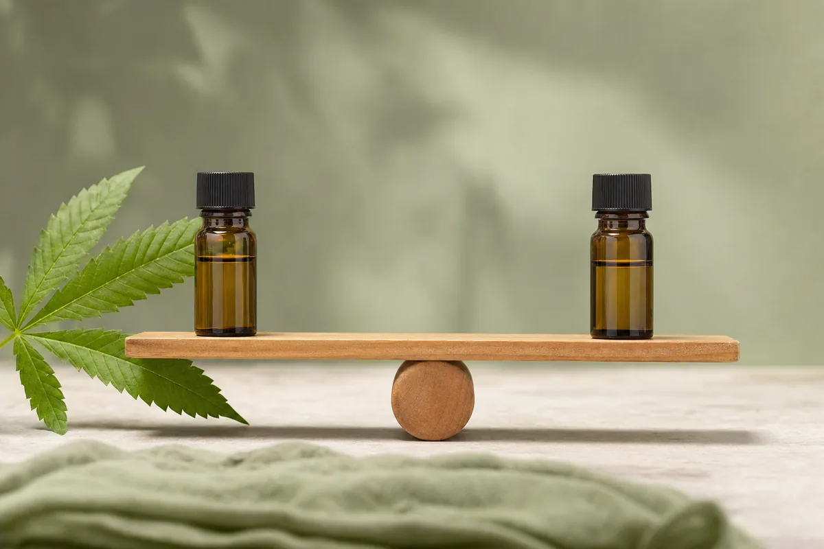 Proporcje THC do CBD - jak się je dobiera